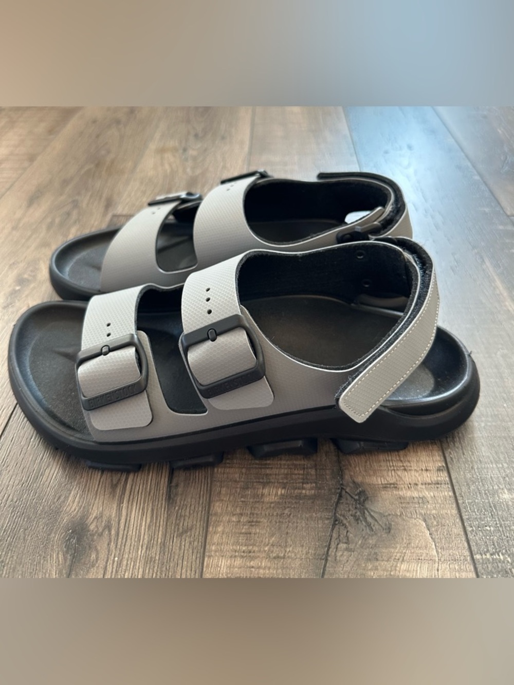 Birkenstock Mogami Terra Sandals Men's 7 / Women's 9 Whale Gray NEW